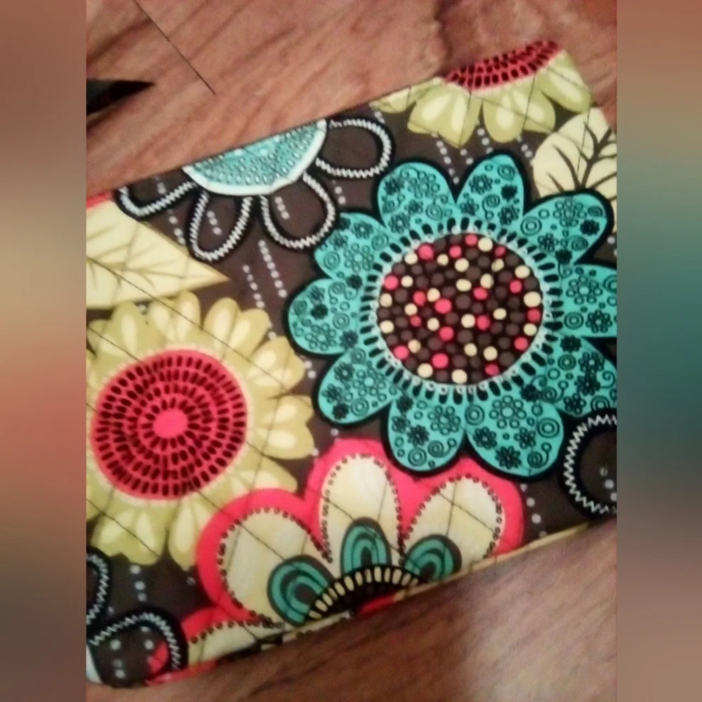 Vera Bradley Quilted Floral Cosmetic Bag
